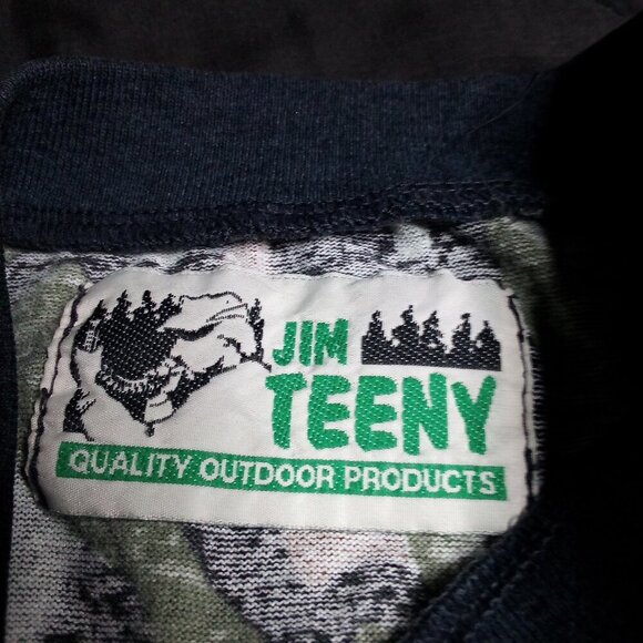 Vintage Jim Teeny Shadow Camouflage Pocket Long Sleeve T-Shirt - Picture 3 of 5